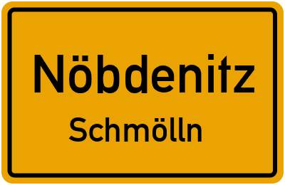 Straßenverzeichnis Nöbdenitz Schmölln