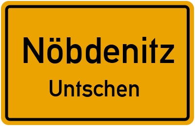 Straßenverzeichnis Nöbdenitz Untschen