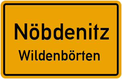 Straßenverzeichnis Nöbdenitz Wildenbörten