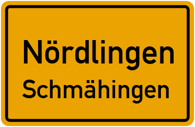 Straßenverzeichnis Nördlingen Schmähingen