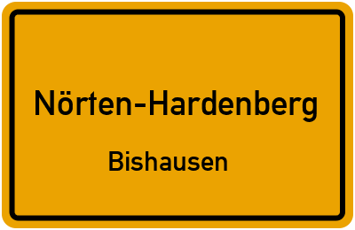 Straßenverzeichnis Nörten-Hardenberg Bishausen