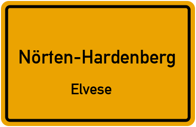 Straßenverzeichnis Nörten-Hardenberg Elvese