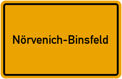 Branchenbuch Nörvenich-Binsfeld, Nordrhein-Westfalen