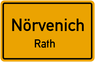Straßenverzeichnis Nörvenich Rath