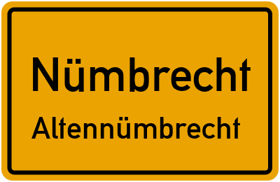 Straßenverzeichnis Nümbrecht Altennümbrecht