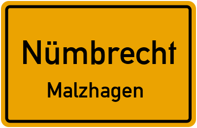 Straßenverzeichnis Nümbrecht Malzhagen