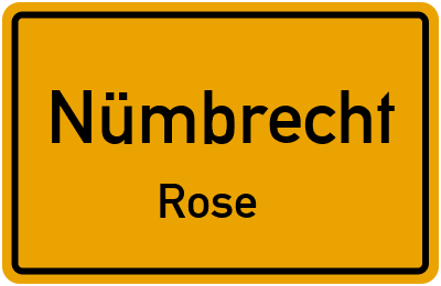 Straßenverzeichnis Nümbrecht Rose