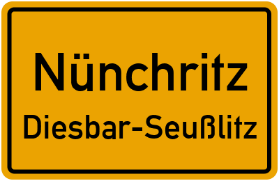 Straßenverzeichnis Nünchritz Diesbar-Seußlitz