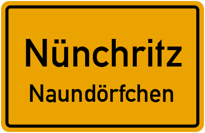 Straßenverzeichnis Nünchritz Naundörfchen