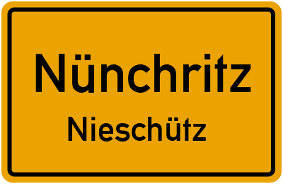 Straßenverzeichnis Nünchritz Nieschütz