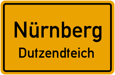 Straßenverzeichnis Nürnberg Dutzendteich