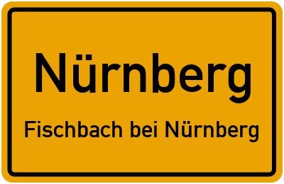 Straßenverzeichnis Nürnberg Fischbach bei Nürnberg