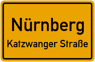Straßenverzeichnis Nürnberg Katzwanger Straße