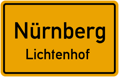 Straßenverzeichnis Nürnberg Lichtenhof