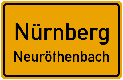 Straßenverzeichnis Nürnberg Neuröthenbach