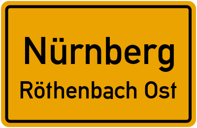 Straßenverzeichnis Nürnberg Röthenbach Ost