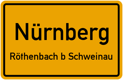 Straßenverzeichnis Nürnberg Röthenbach b Schweinau