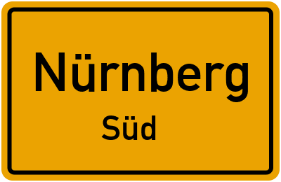 Straßenverzeichnis Nürnberg Süd