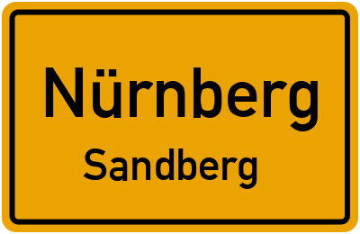 Straßenverzeichnis Nürnberg Sandberg