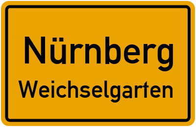 Straßenverzeichnis Nürnberg Weichselgarten