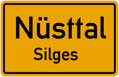 Straßenverzeichnis Nüsttal Silges