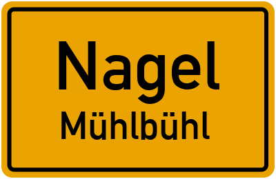 Straßenverzeichnis Nagel Mühlbühl