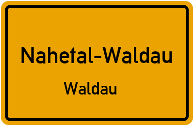 Straßenverzeichnis Nahetal-Waldau Waldau