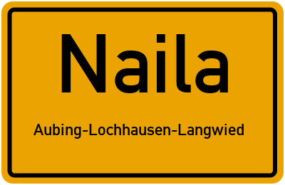 Straßenverzeichnis Naila Aubing-Lochhausen-Langwied