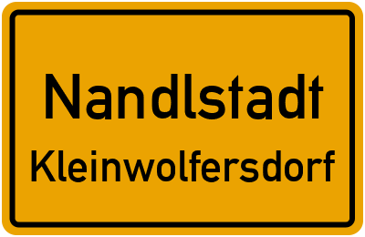 Straßenverzeichnis Nandlstadt Kleinwolfersdorf