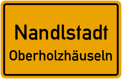 Straßenverzeichnis Nandlstadt Oberholzhäuseln