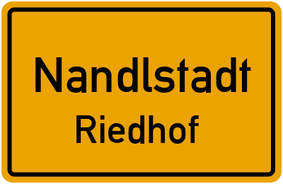 Straßenverzeichnis Nandlstadt Riedhof