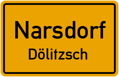 Straßenverzeichnis Narsdorf Dölitzsch