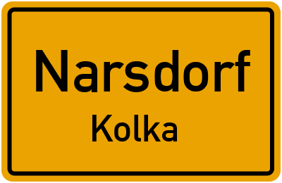 Straßenverzeichnis Narsdorf Kolka