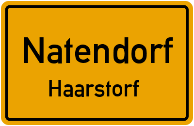 Ortsschild Natendorf Haarstorf