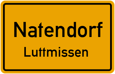 Ortsschild Natendorf Luttmissen