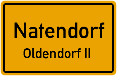 Ortsschild Natendorf Oldendorf II