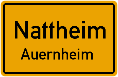 Straßenverzeichnis Nattheim Auernheim