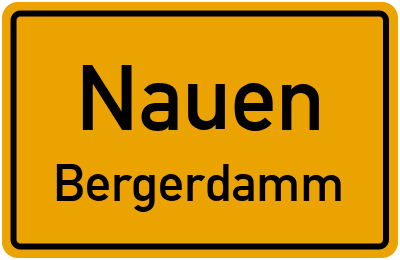 Straßenverzeichnis Nauen Bergerdamm