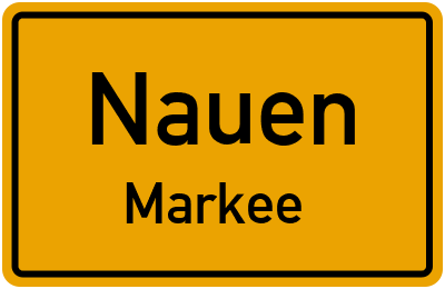 Straßenverzeichnis Nauen Markee