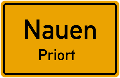 Straßenverzeichnis Nauen Priort