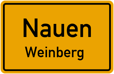 Straßenverzeichnis Nauen Weinberg
