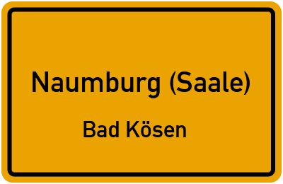 Straßenverzeichnis Naumburg (Saale) Bad Kösen