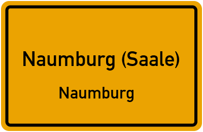 Straßenverzeichnis Naumburg (Saale) Naumburg