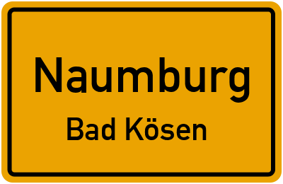 Straßenverzeichnis Naumburg Bad Kösen