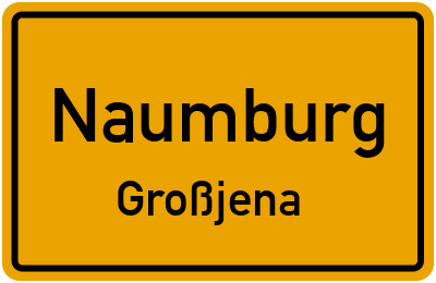 Straßenverzeichnis Naumburg Großjena