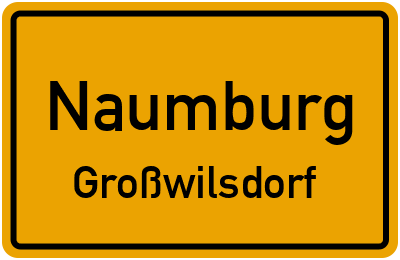 Straßenverzeichnis Naumburg Großwilsdorf