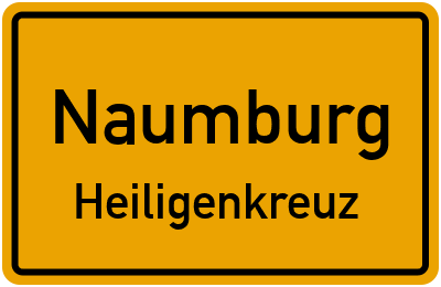 Straßenverzeichnis Naumburg Heiligenkreuz