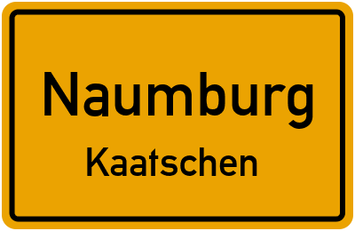 Straßenverzeichnis Naumburg Kaatschen