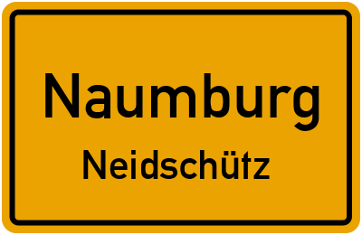Straßenverzeichnis Naumburg Neidschütz