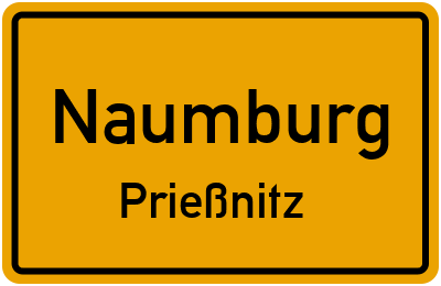 Straßenverzeichnis Naumburg Prießnitz